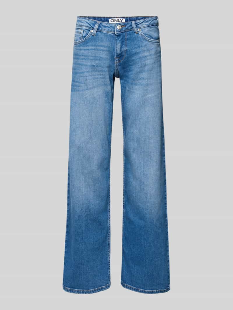 Wide leg jeans van katoenmix model 'JUDY'