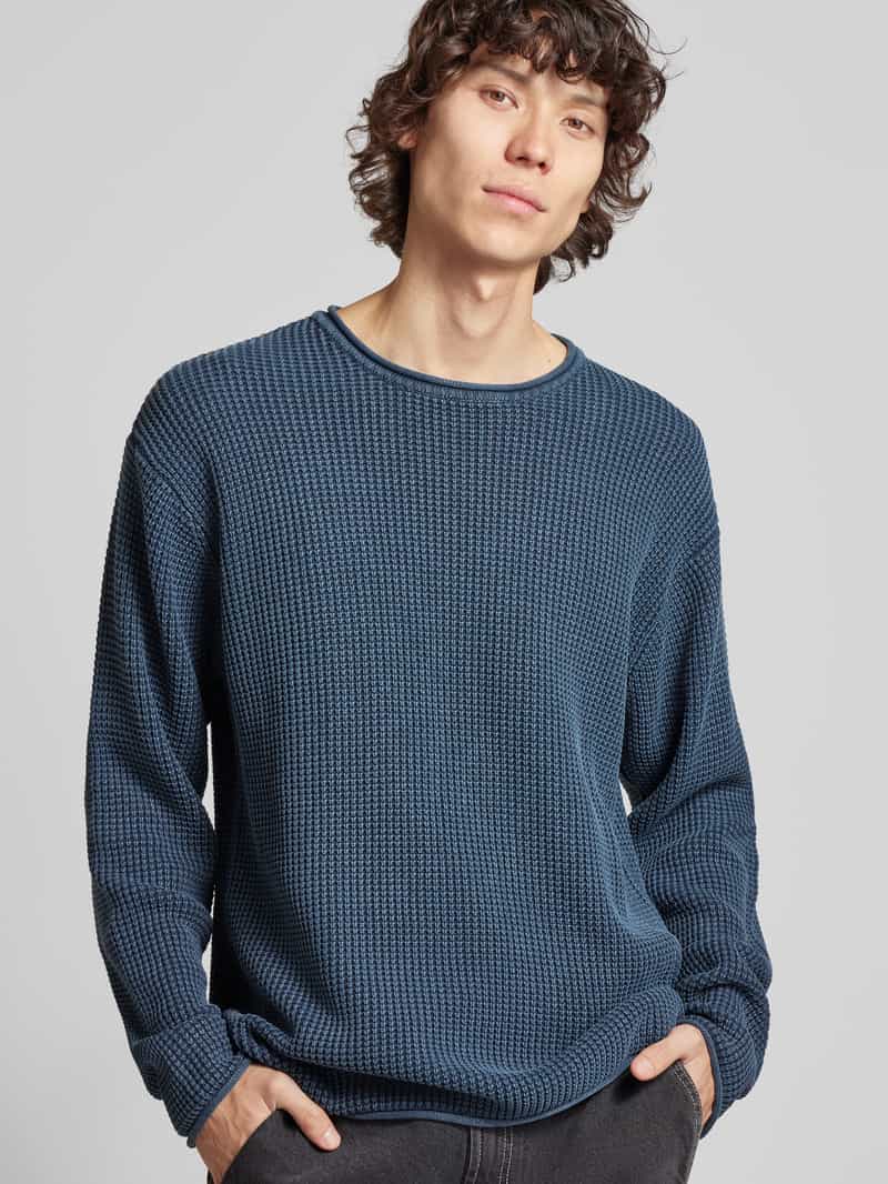 Redefined Rebel Gebreide pullover met rolzoom model 'RYAN'
