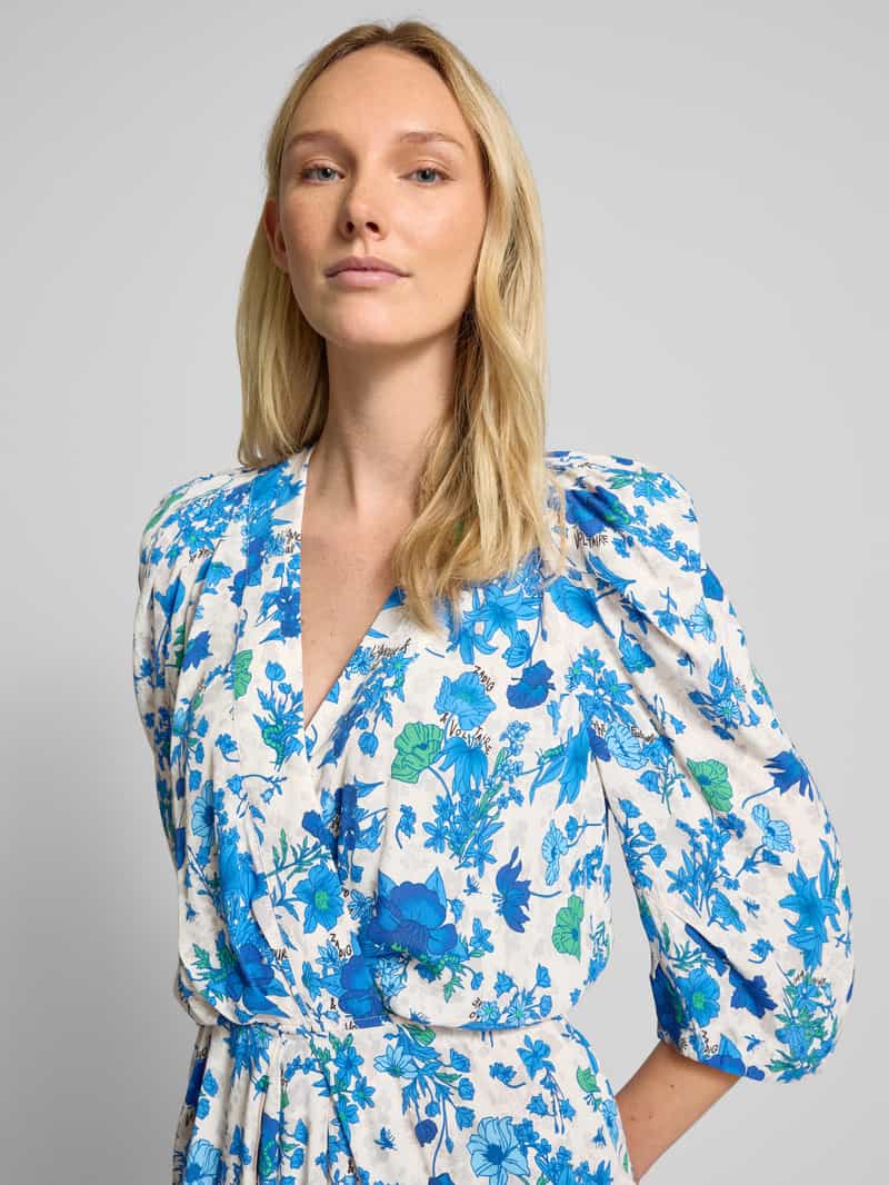 Zadig & Voltaire Knielange jurk met pofmouwen