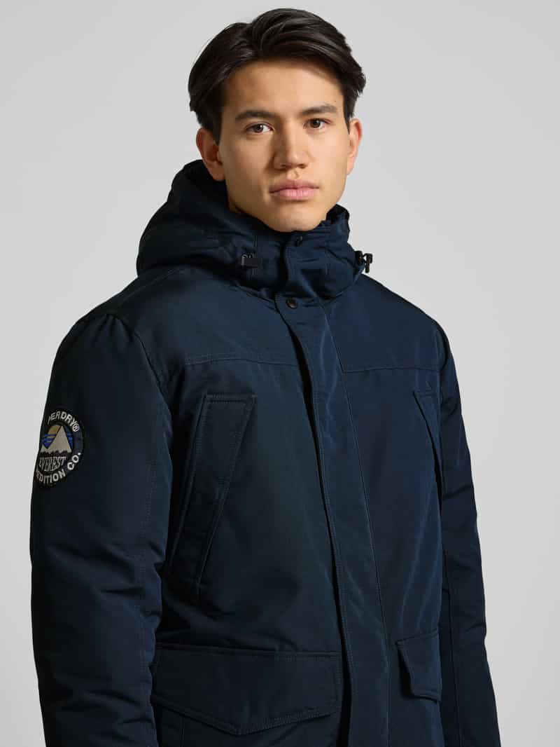 Superdry Regular fit parka met klepzakken model 'Everest'