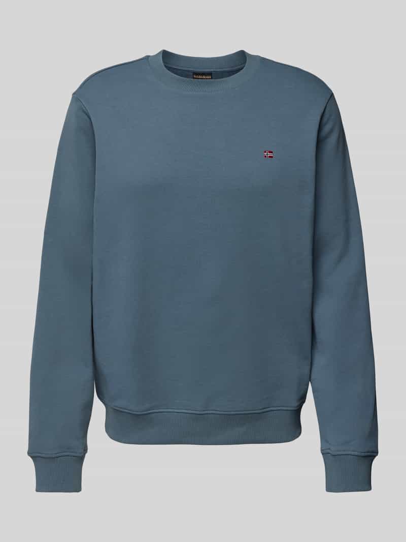 Napapijri Sweatshirt met logostitching model 'BALIS'