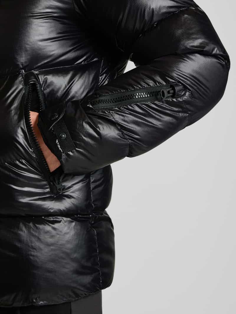 Blauer Usa Gewatteerd jack met labelpatch model 'CROWN