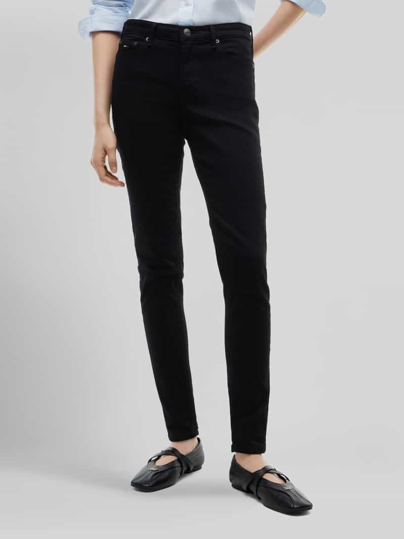 Tommy Jeans skinny fit jeans van katoenmix model 'NORA'