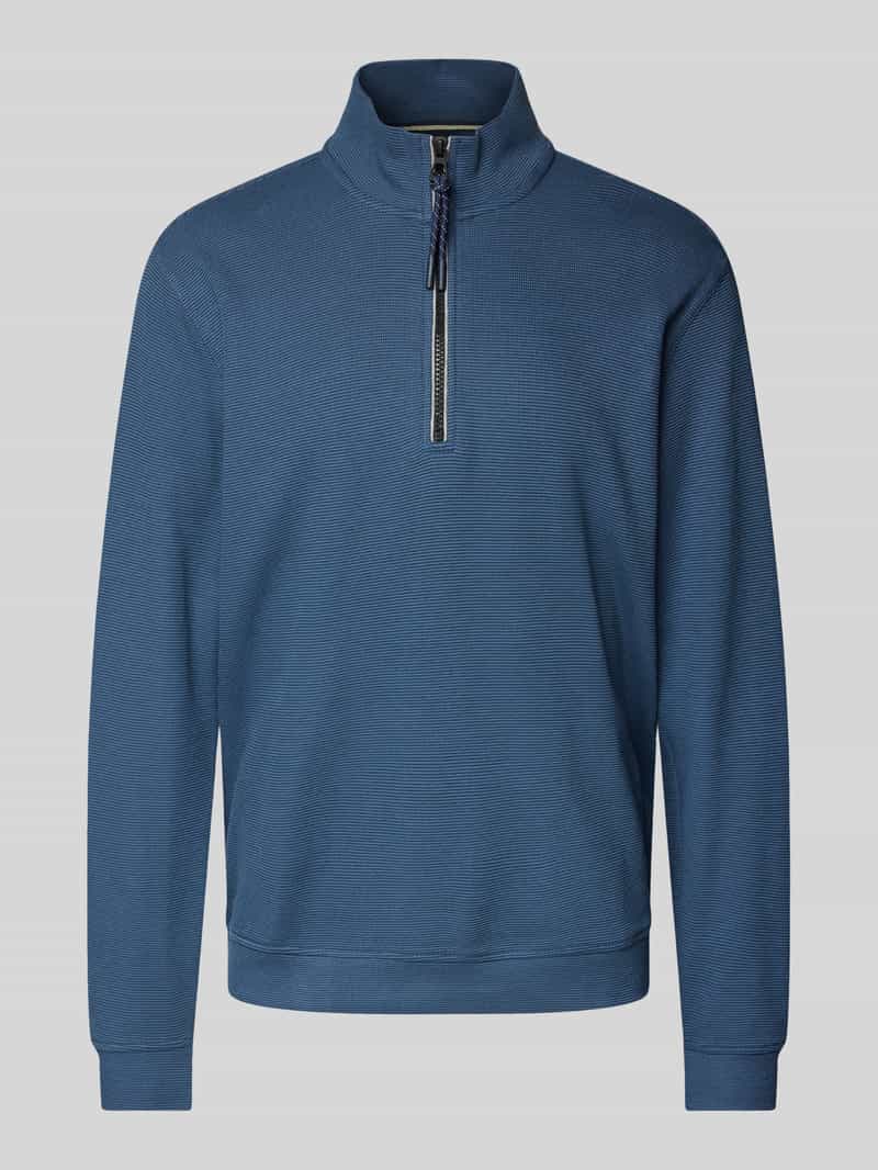 Lerros Sweatshirt met labelpatch model 'SELANIK'