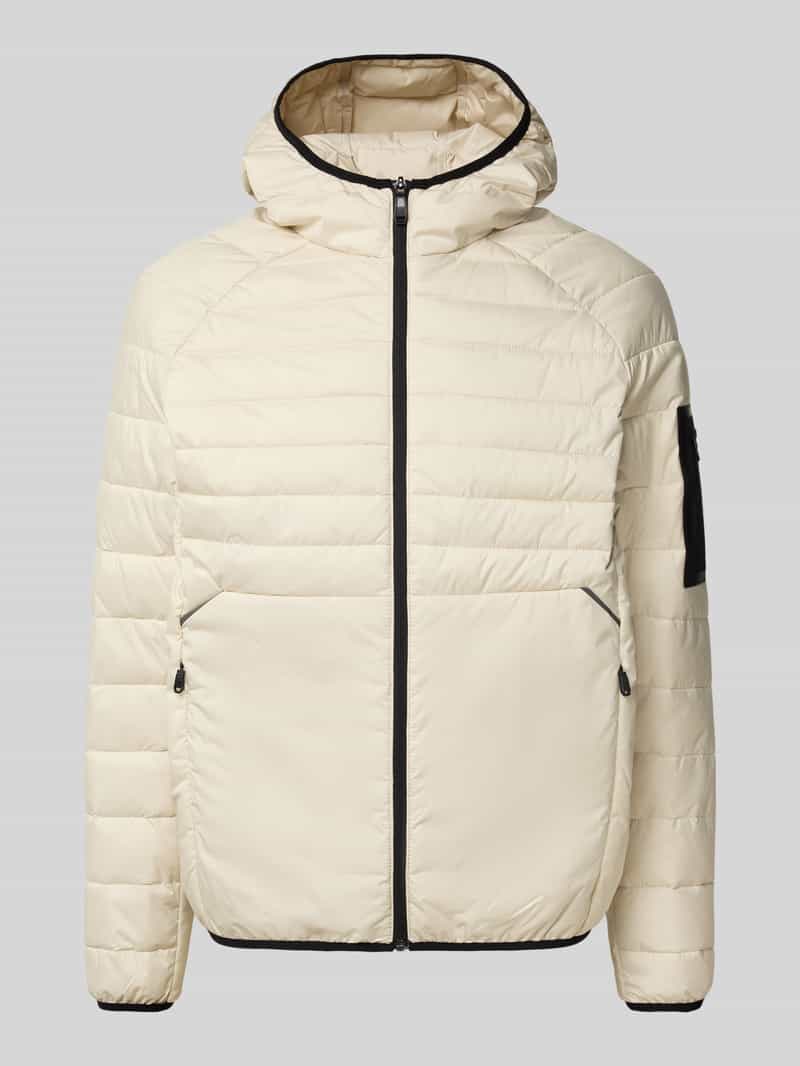 BOSS Green Regular fit gewatteerd jack met ritszakken model 'URBANEX'