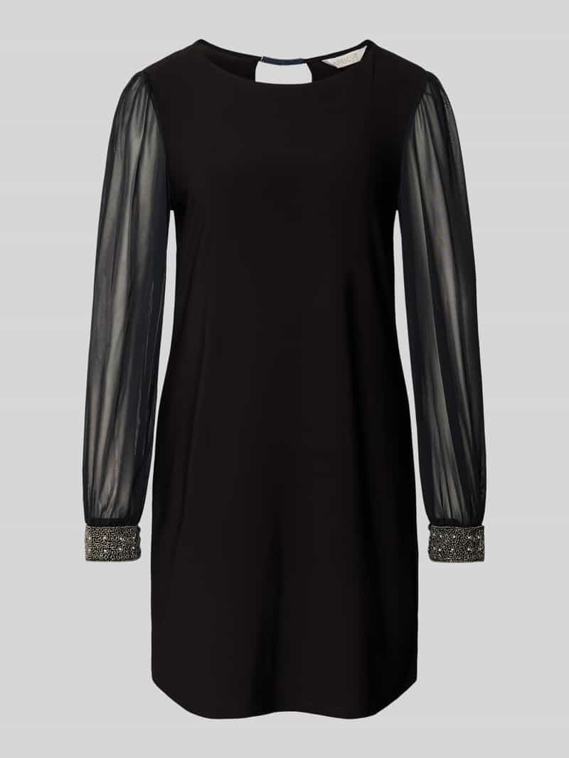 Apricot Mini-jurk met ronde hals