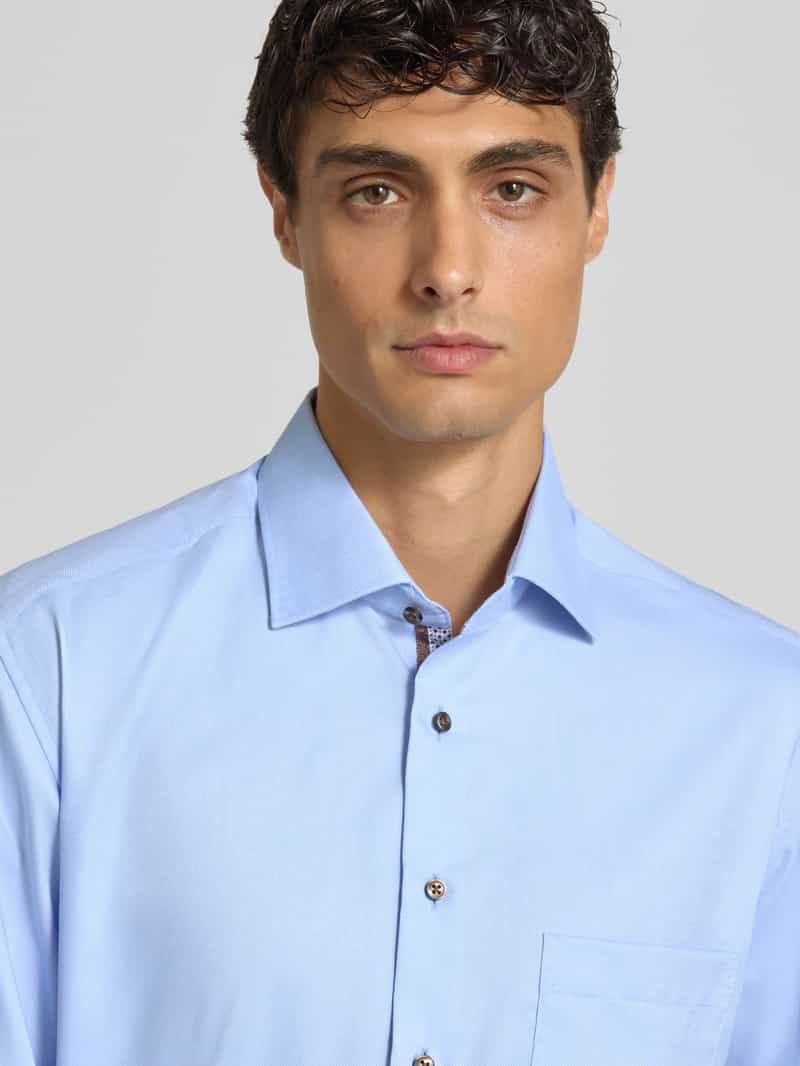 Eterna Comfort fit zakelijk overhemd met kentkraag