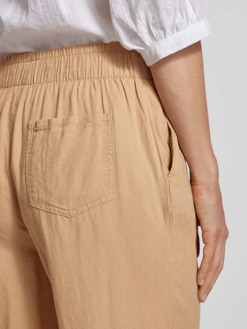 Christian Berg Woman Loose fit linnen culotte met tunnelkoord