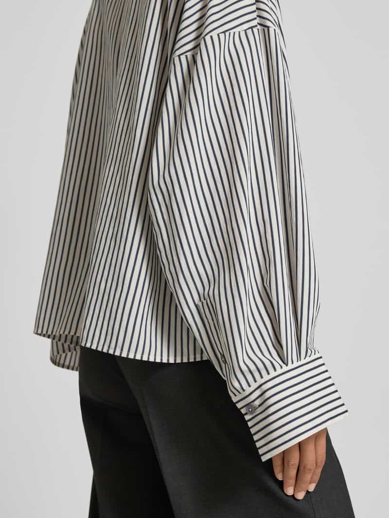 drykorn Relaxed fit blouse met blinde knoopsluiting model 'OSHIA'