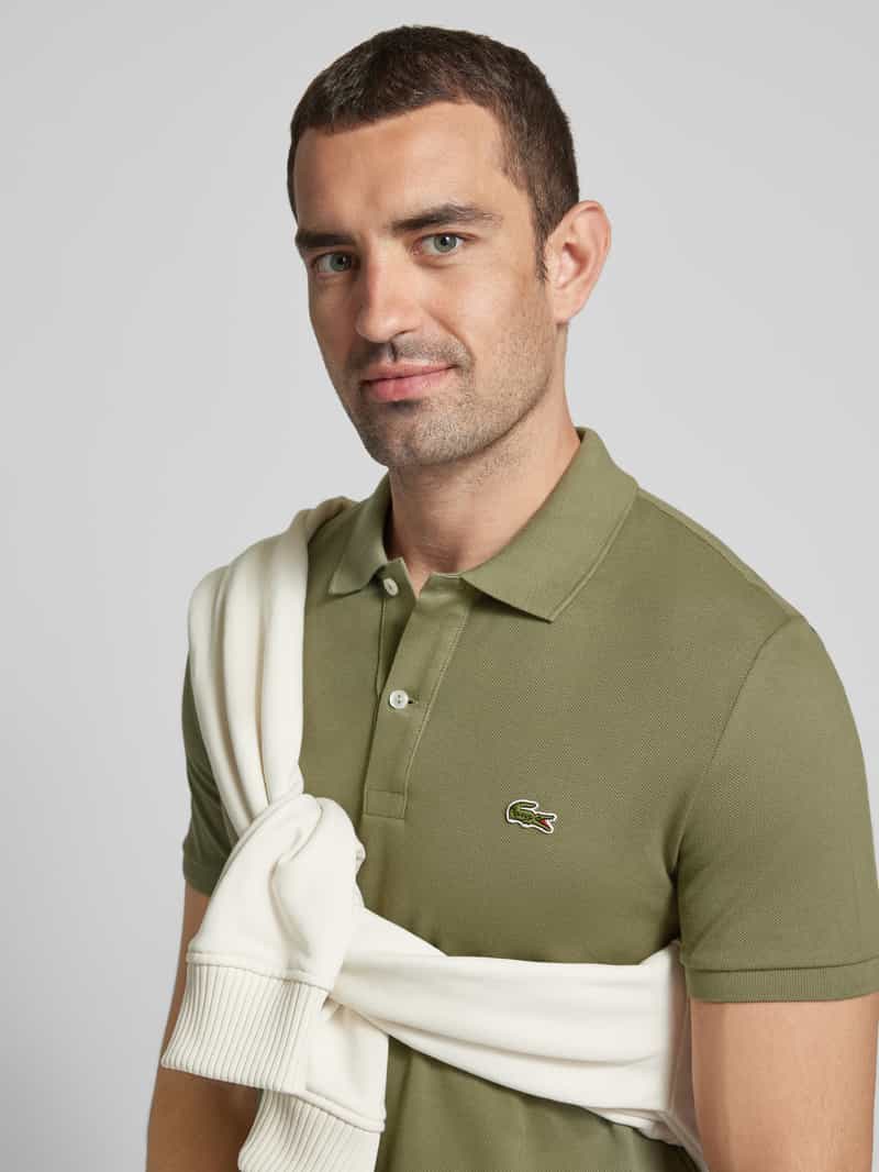 Lacoste Slim fit poloshirt met labelbadge model 'CORE'