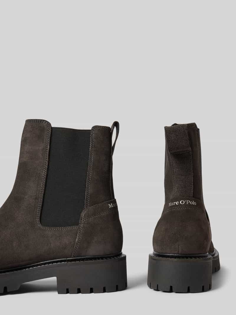 Marc O'Polo Chelsea boots van echt suède model 'PHIA'