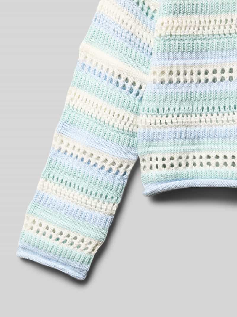 Tom Tailor Cropped fit gebreide pullover van katoen