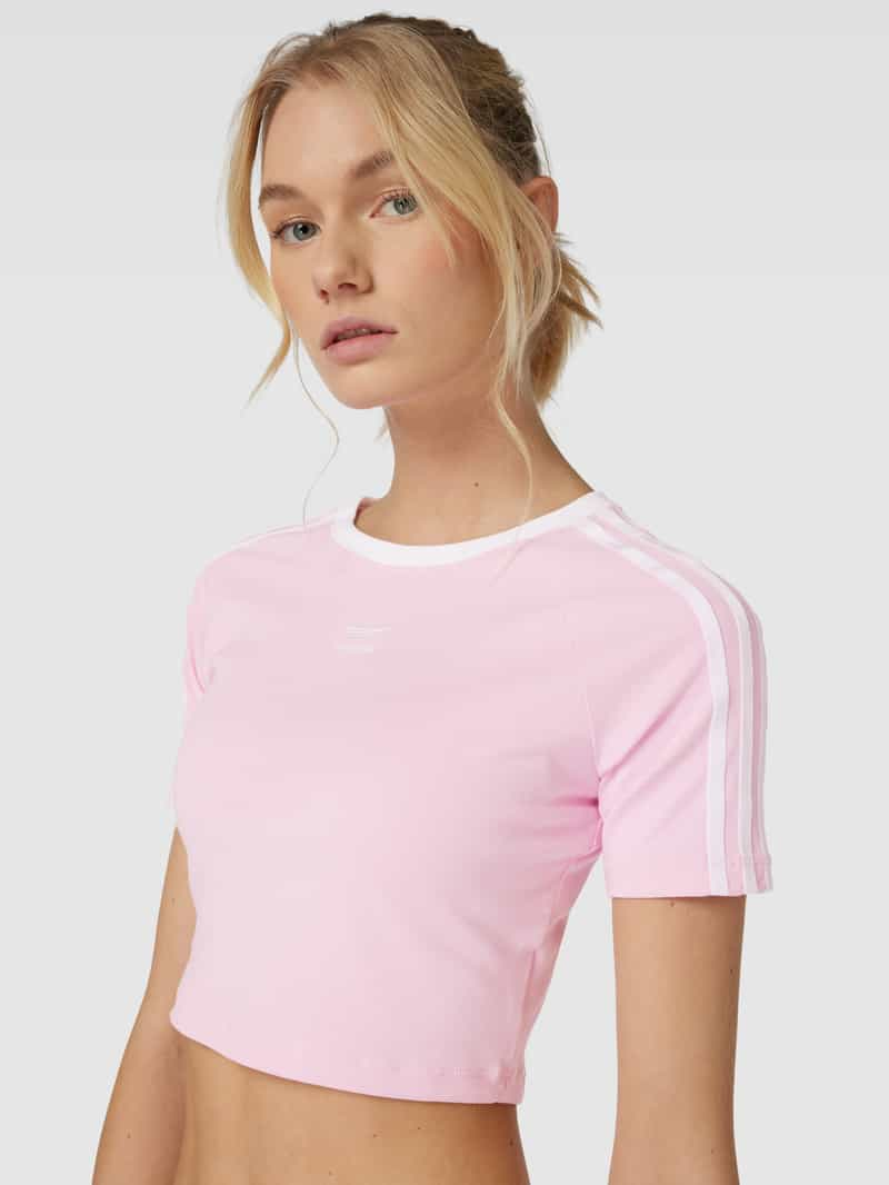 adidas Originals Kort T-shirt met galonstrepen