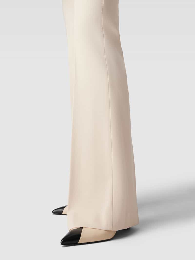 SEDUCTIVE Flared fit bandplooibroek van viscosemix model 'NANOU'