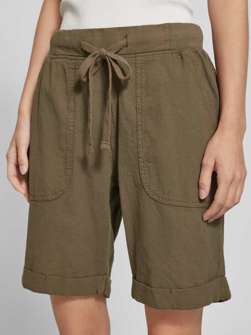 Kaffe Bermuda met elastische band model 'KANAYA'