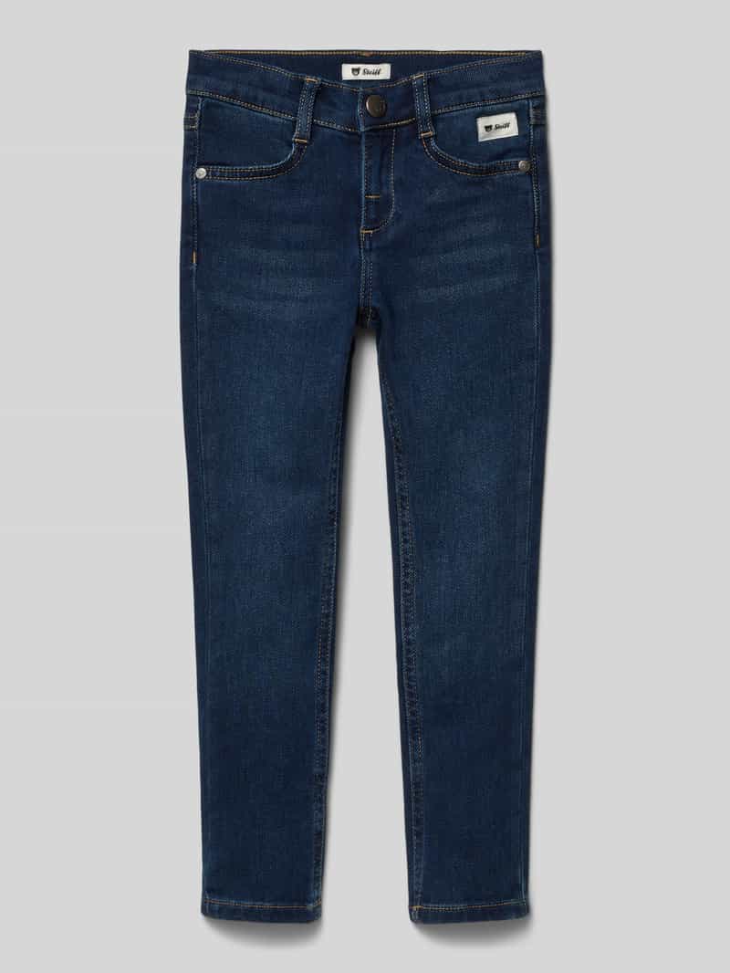 Steiff Skinny fit jeans met labelpatch