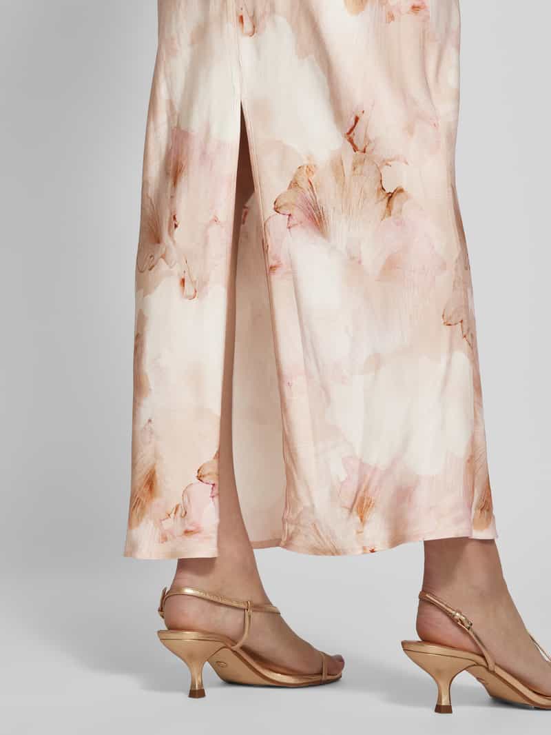 MbyM Maxirok van viscose met bloemenmotief