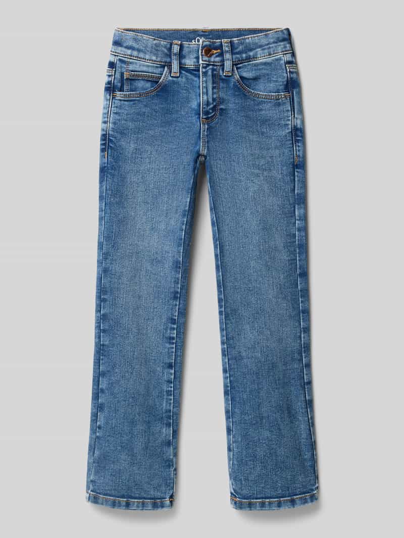 s.Oliver RED LABEL Bootcut jeans van katoenmix model 'BETSY'