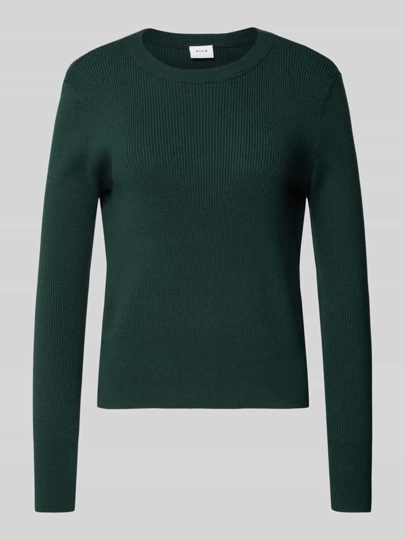 Vila Gebreide pullover met ronde hals, model 'COMFY'