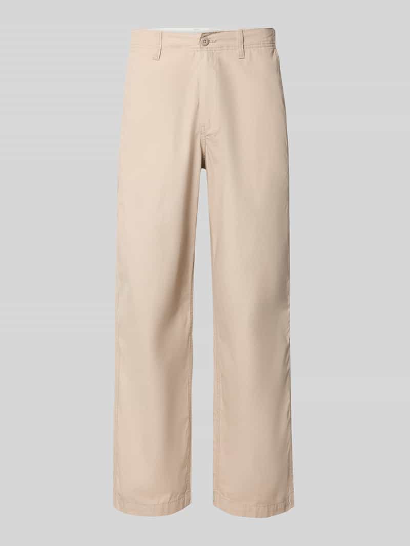 wide fit broek van puur katoen model 'Bill'