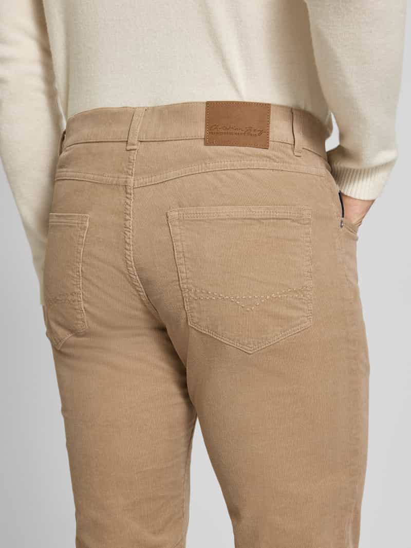 Christian Berg Men Corduroy broek met 5-pocketmodel