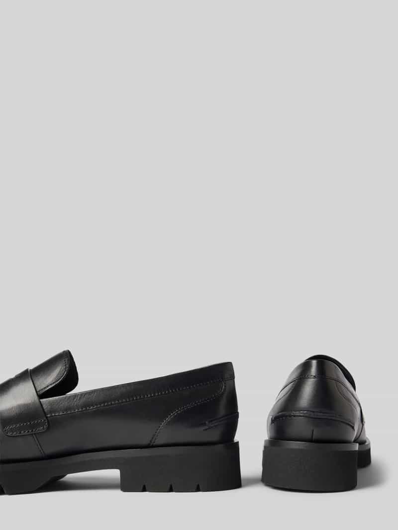 Högl Loafers van leer met profielzool