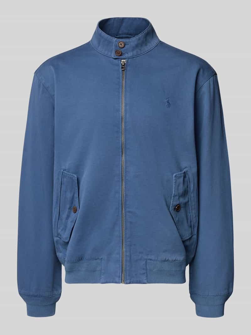 Polo Ralph Lauren Wndbreaker met opstaande kraag en labelstitching
