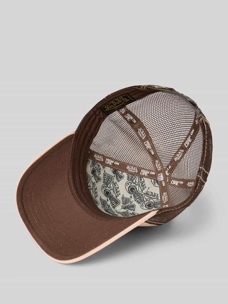 Von Dutch Baseballpet met labeldetail