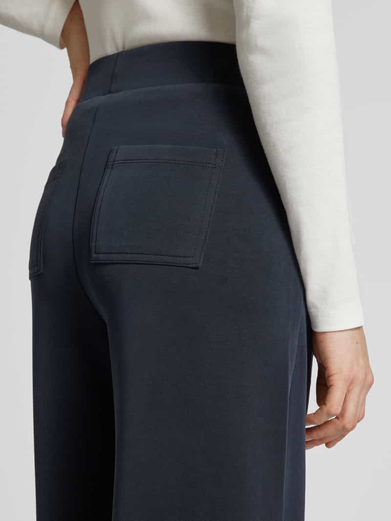 Rich & Royal Wide leg sweatpants met bandplooien