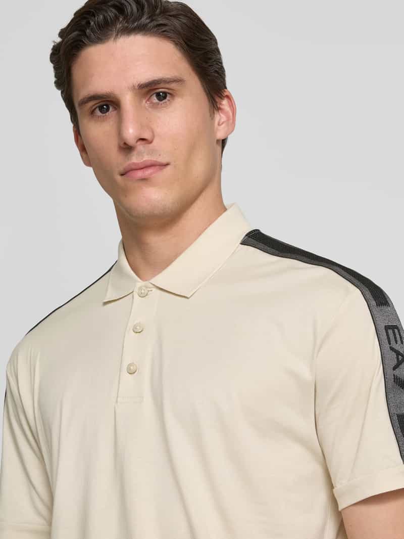 EA7 Emporio Armani Poloshirt met labelpatch