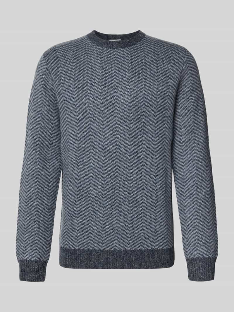 Profuomo Wollen pullover met ronde hals