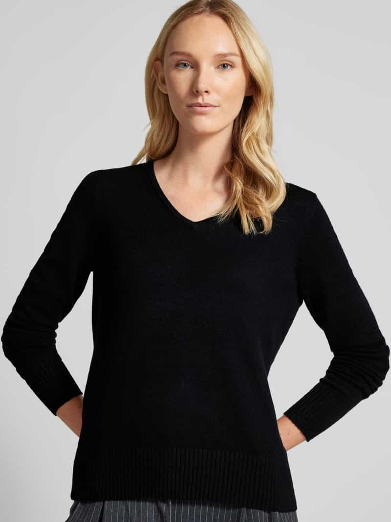 Christian Berg Woman Gebreide pullover met ribboorden