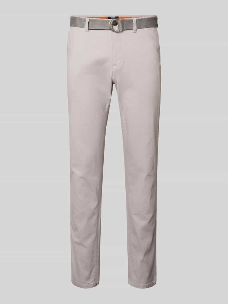 MCNEAL Slim fit broek met riem
