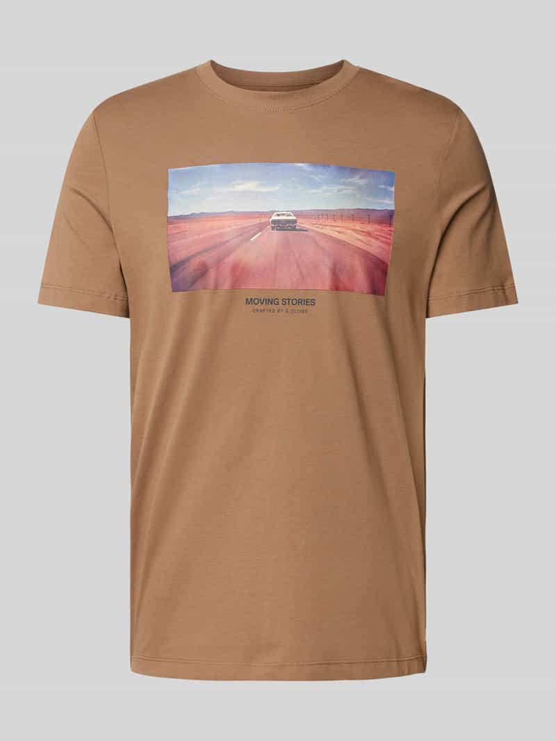 s.Oliver RED LABEL Regular fit T-shirt van puur katoen
