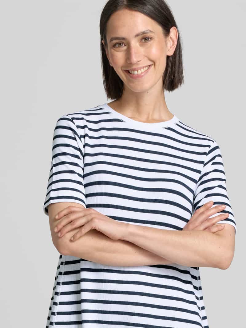 Marc O'Polo Loose fit jersey jurk van katoenmix