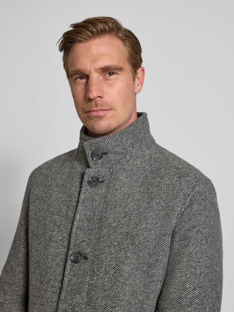 Strellson Regular fit lange jas met wol model '11 FYNN'