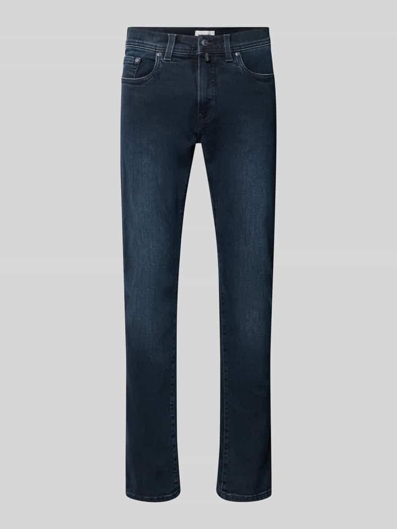 Pierre Cardin straight fit jeans van elastische mix van katoen model 'Lyon'