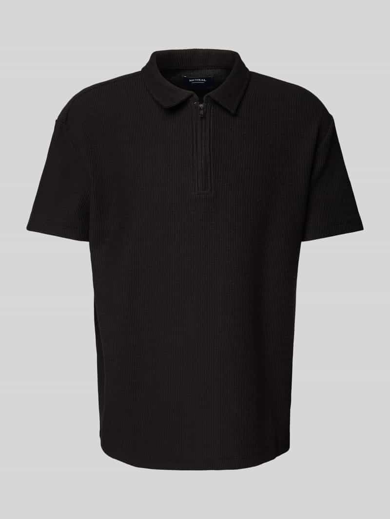 MCNEAL Regular fit poloshirt met ritssluiting