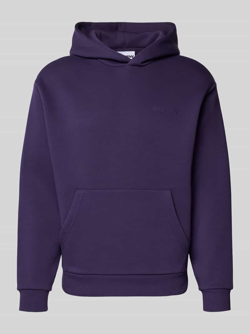 REVIEW Hoodie met labelprint