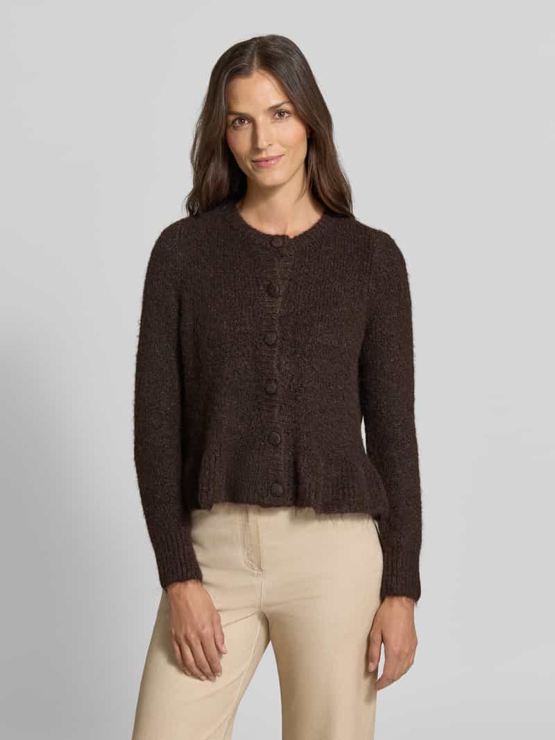 Vila Regular fit gebreid jack met wol model 'Bows'