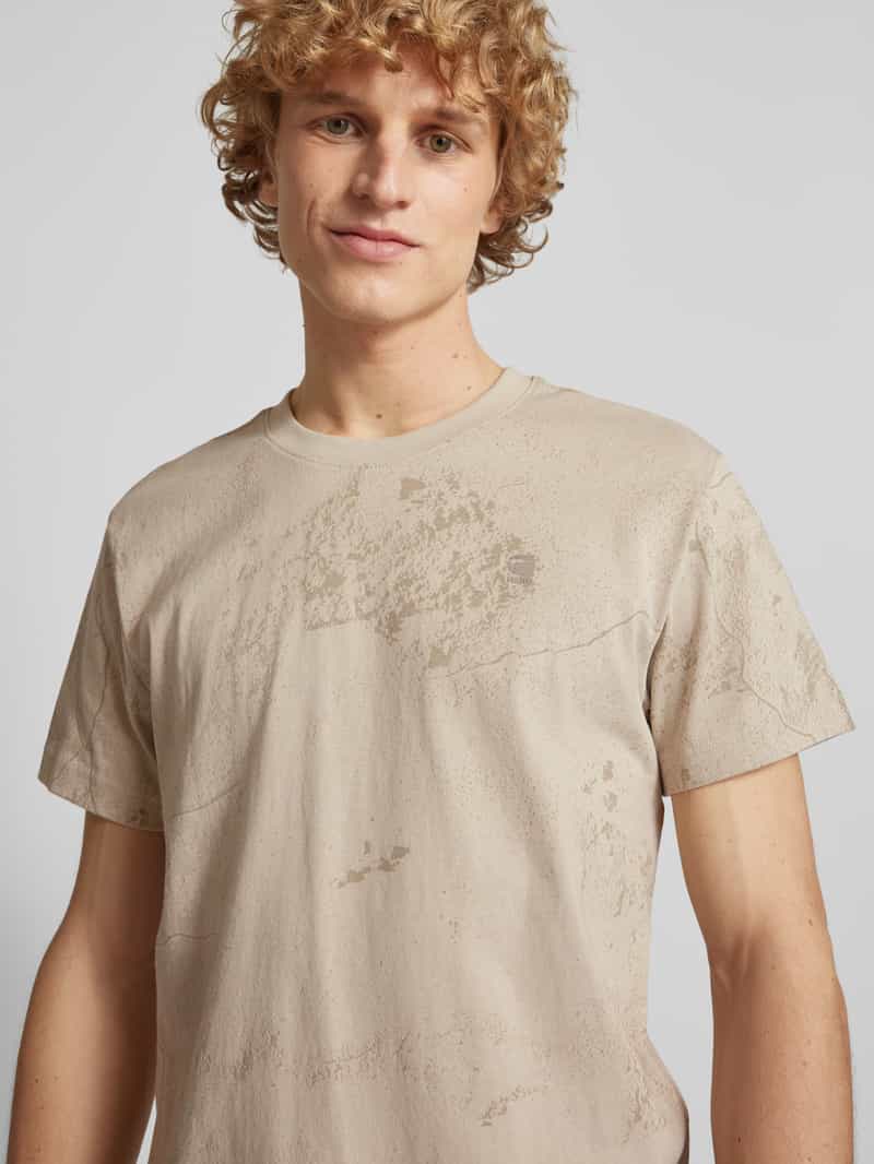 G-Star Raw T-shirt met labelstitching