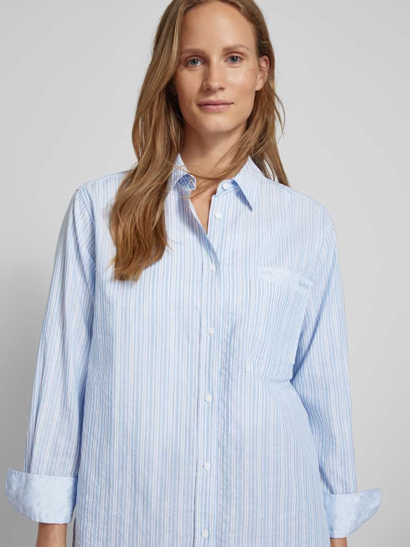 Boss Orange Overhemdblouse met borstzak model 'Bostucci'