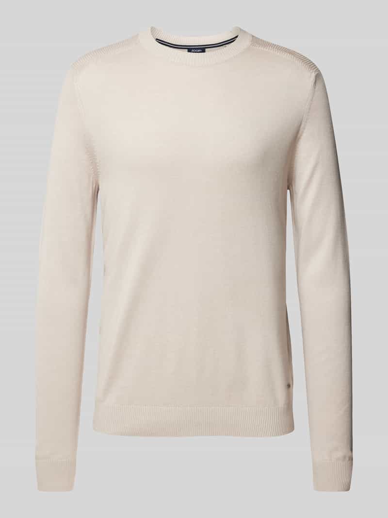 JOOP! Collection Gebreide pullover met ronde hals model 'Sergor'