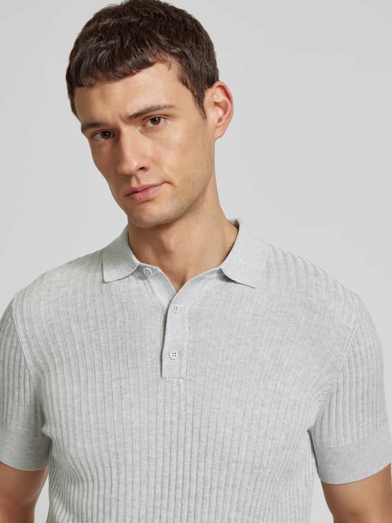 Antony Morato Slim fit poloshirt met structuurmotief