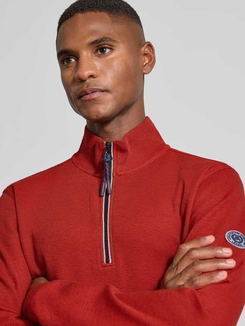 Lerros Sweatshirt met opstaande kraag model 'SELANIK'