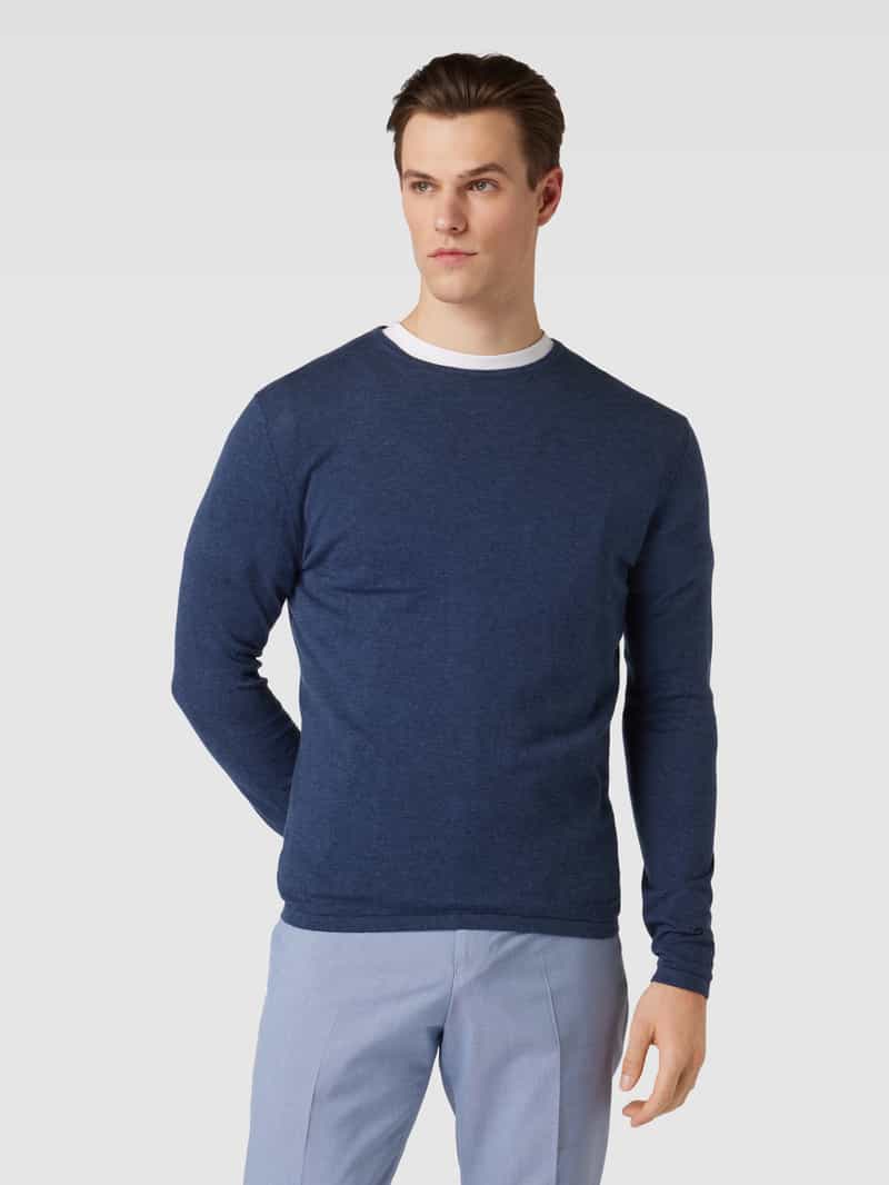 Gebreide pullover in effen design Christian Berg Men