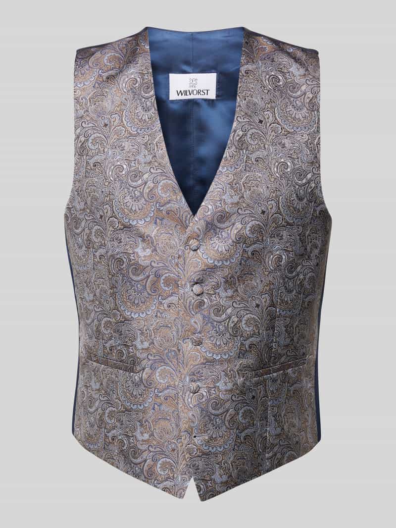 Wilvorst Gilet met strookzakken