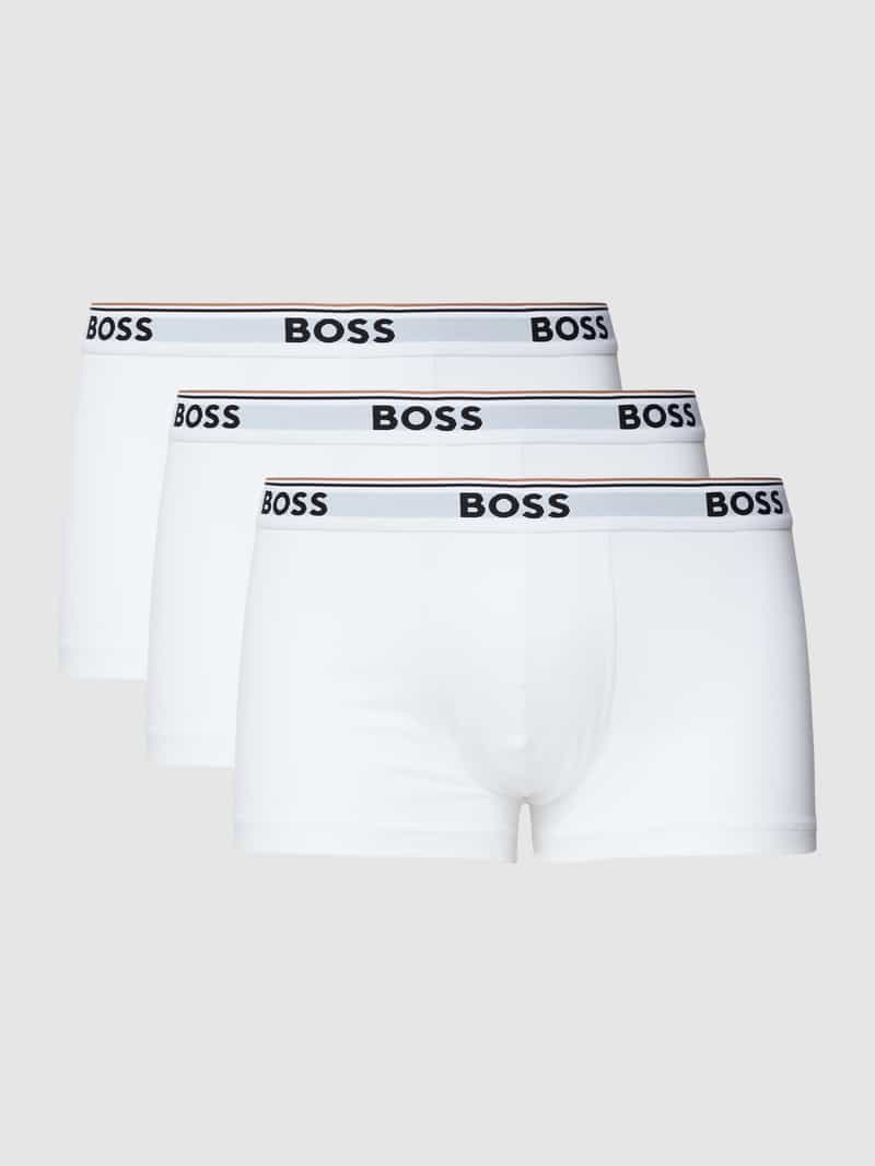 Boxershort met elastische band met logo in een set van 3 stuks