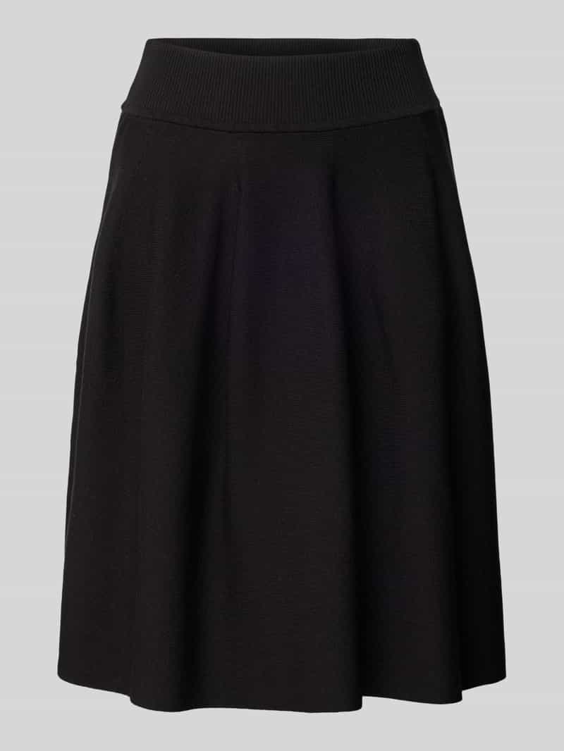 Rich & Royal Knielange rok met brede elastische band