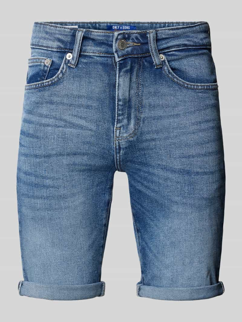 Only & Sons Korte regular fit jeans in 5-pocketmodel, model 'PLY'